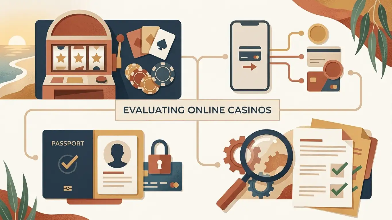 Games, payments, identity checks and Australian gambling rules related to Sun Palace